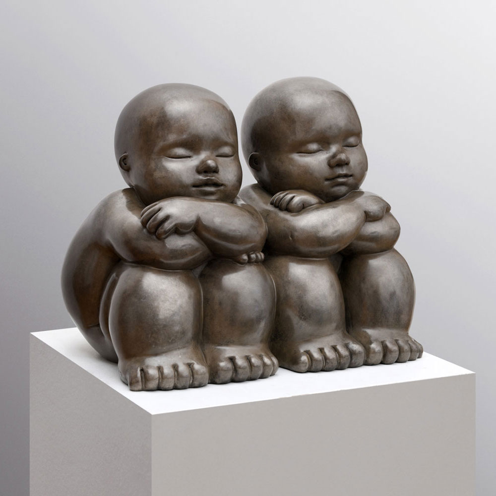 Together - sculpture bronze - Mariela Garibay - © Casart