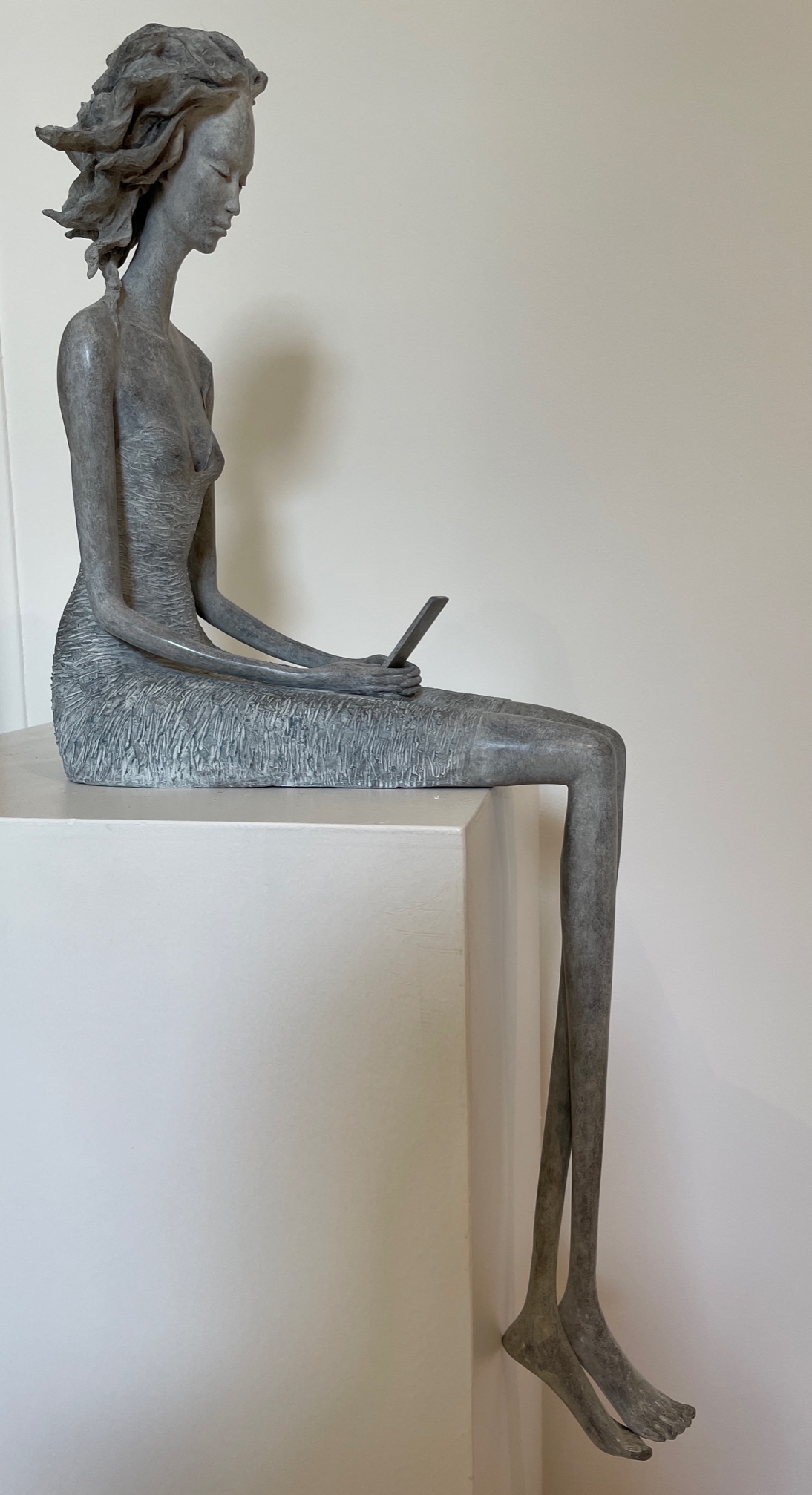 Hedwige Leroux - sculpture - Réponds-moi - © Casart