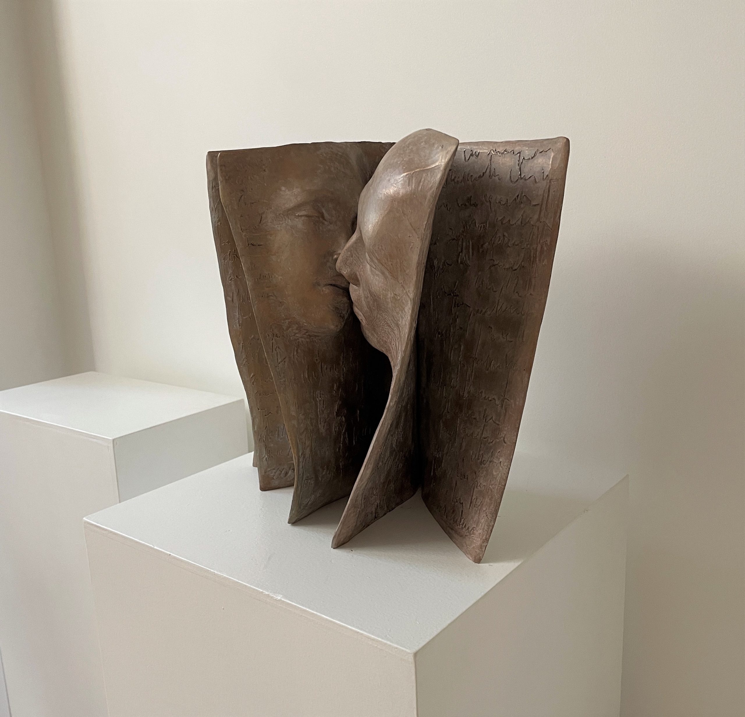Kiss - Paola Grizi - sculpture bronze - © Casart