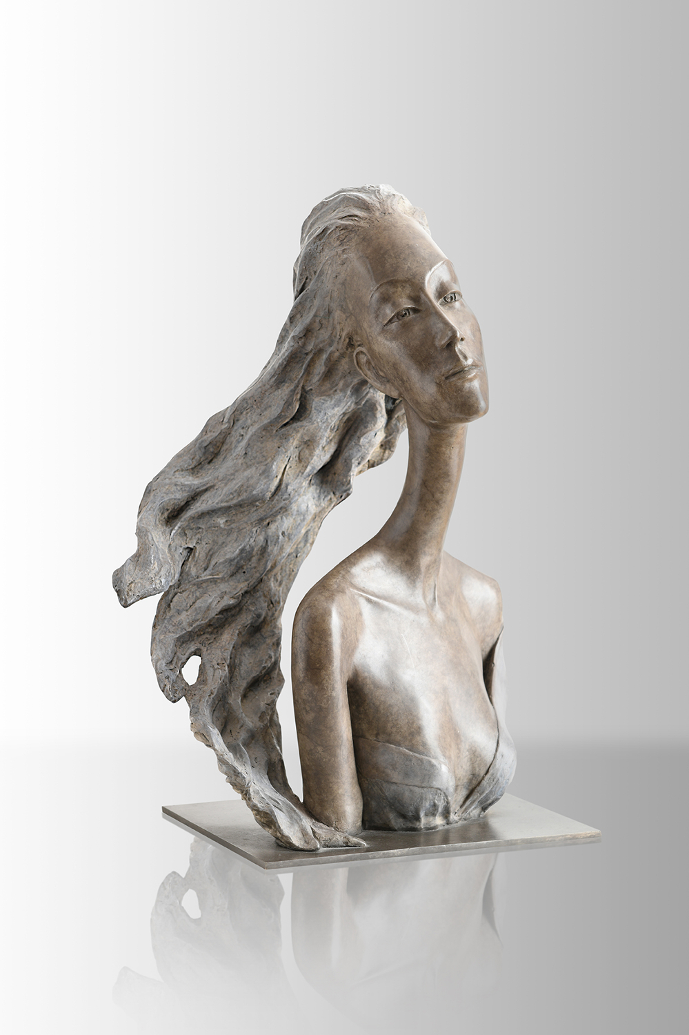 Romance - Hedwige Leroux - sculpture bronze - © Casart
