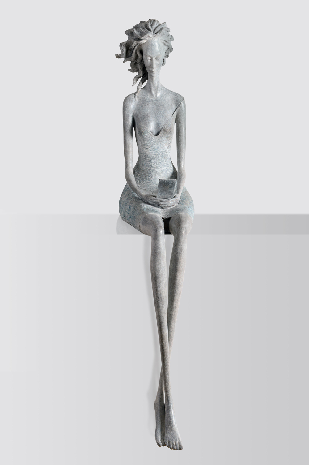 Hedwige Leroux - sculpture - Réponds-moi - © Casart