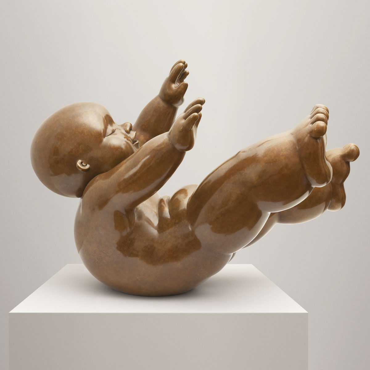 The Fall - sculpture bronze - Mariela Garibay - © Casart
