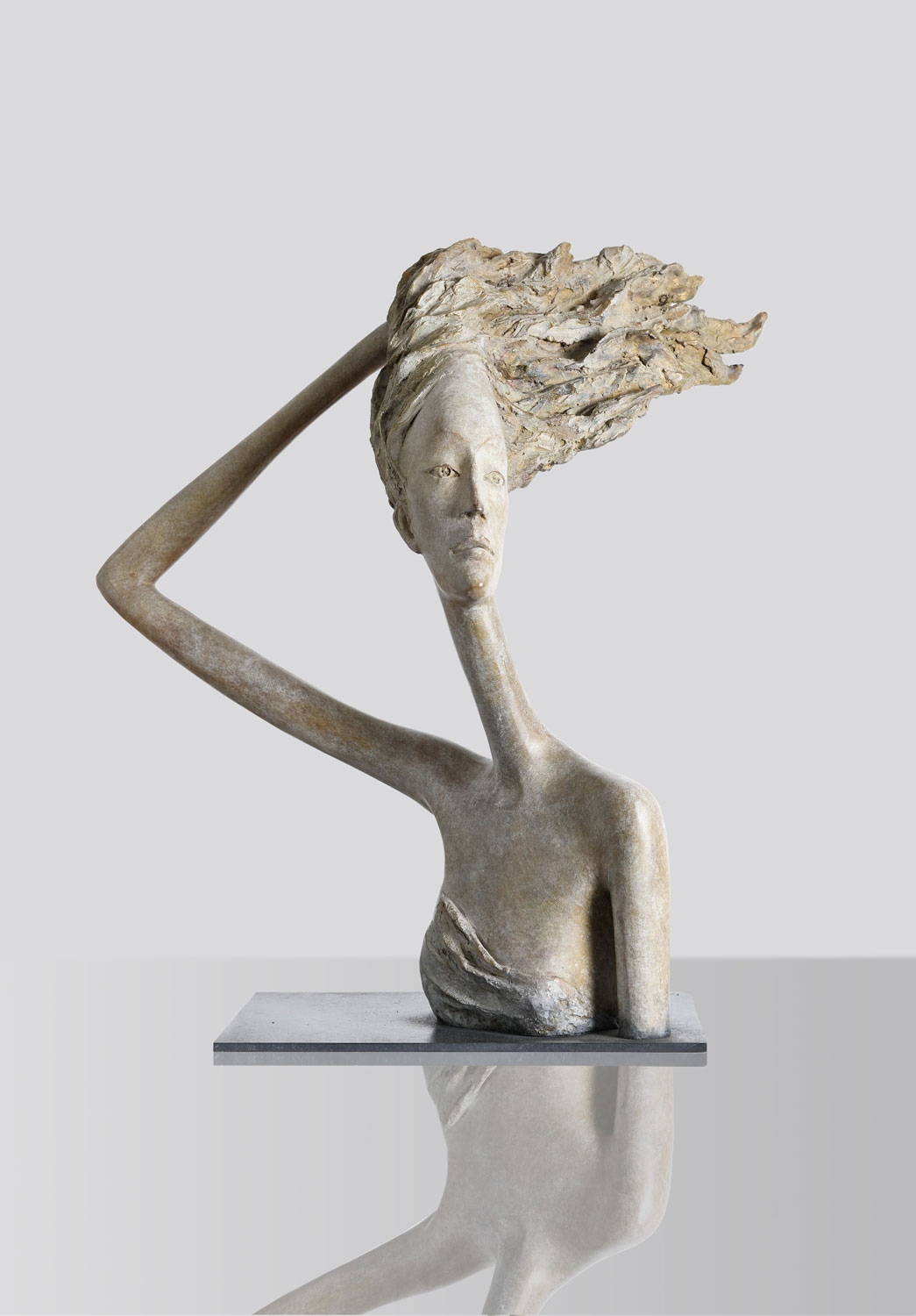 Hedwige Leroux - sculpture - Coup de Vent - © Casart