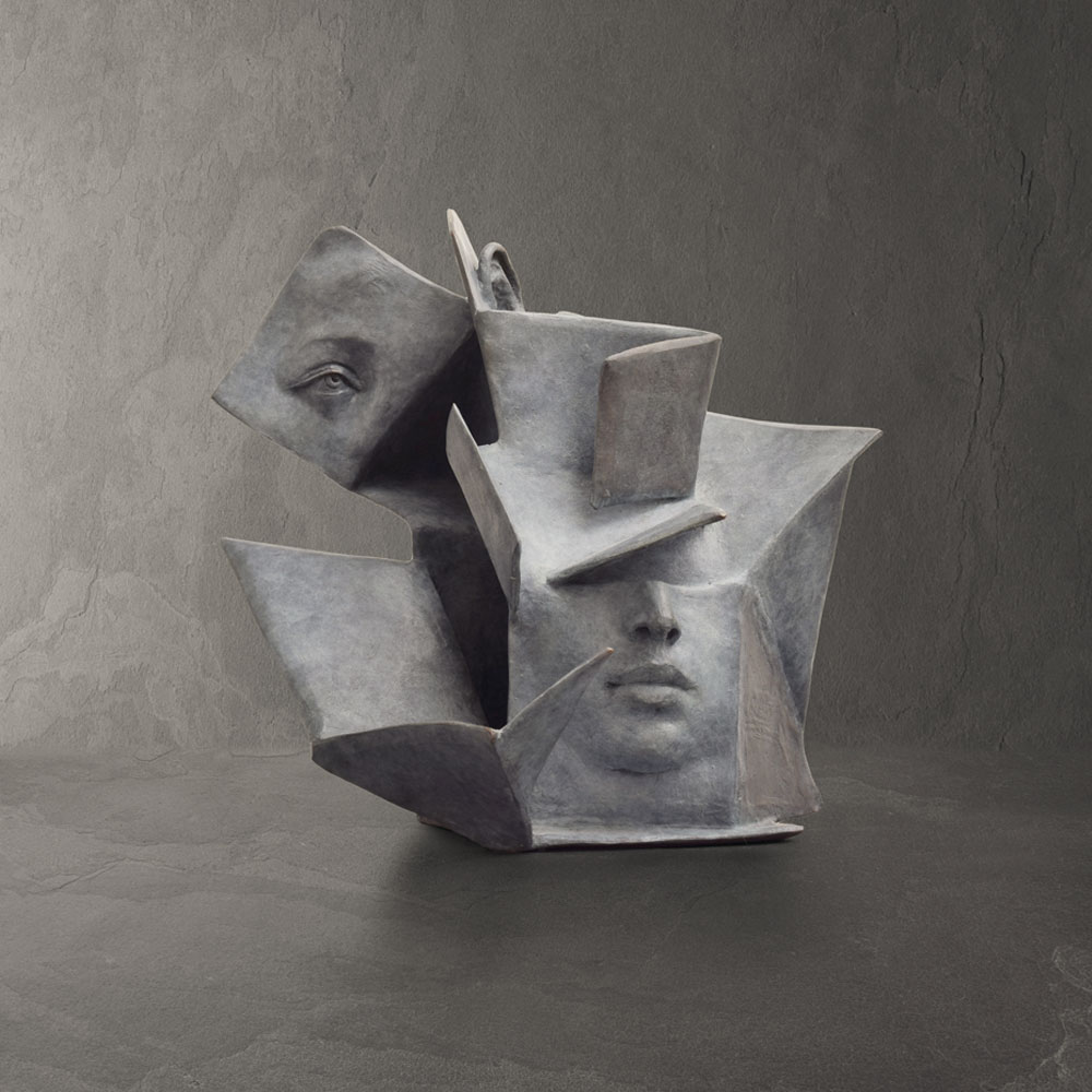 Cubic - Paola Grizi - sculpture bronze - © Casart