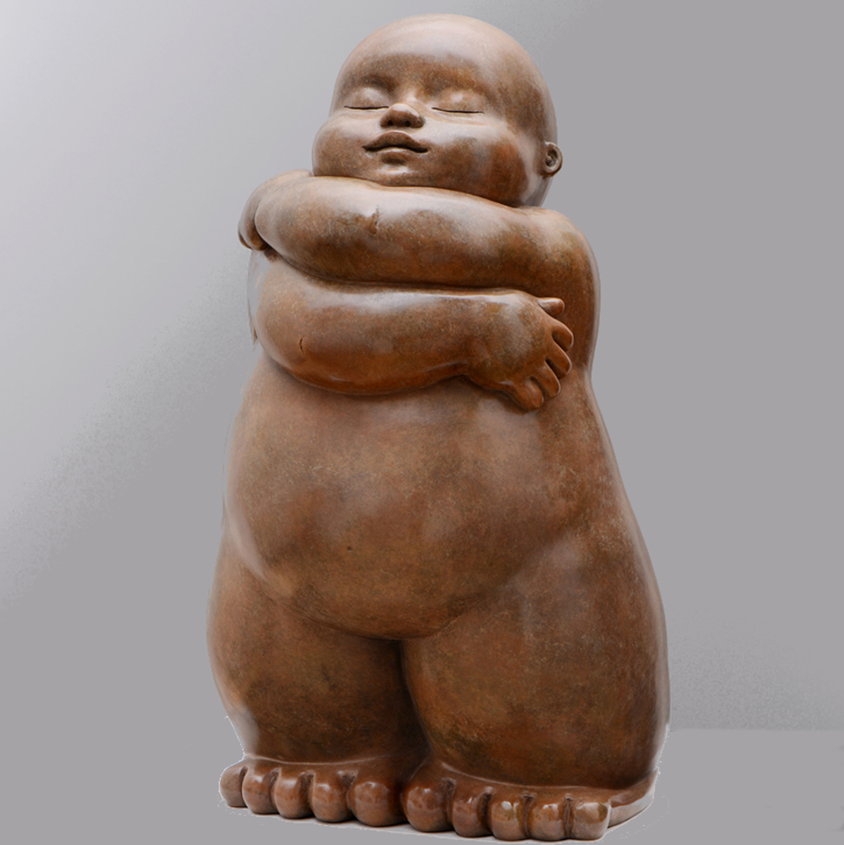 Embrace - sculpture bronze - Mariela Garibay - © Casart