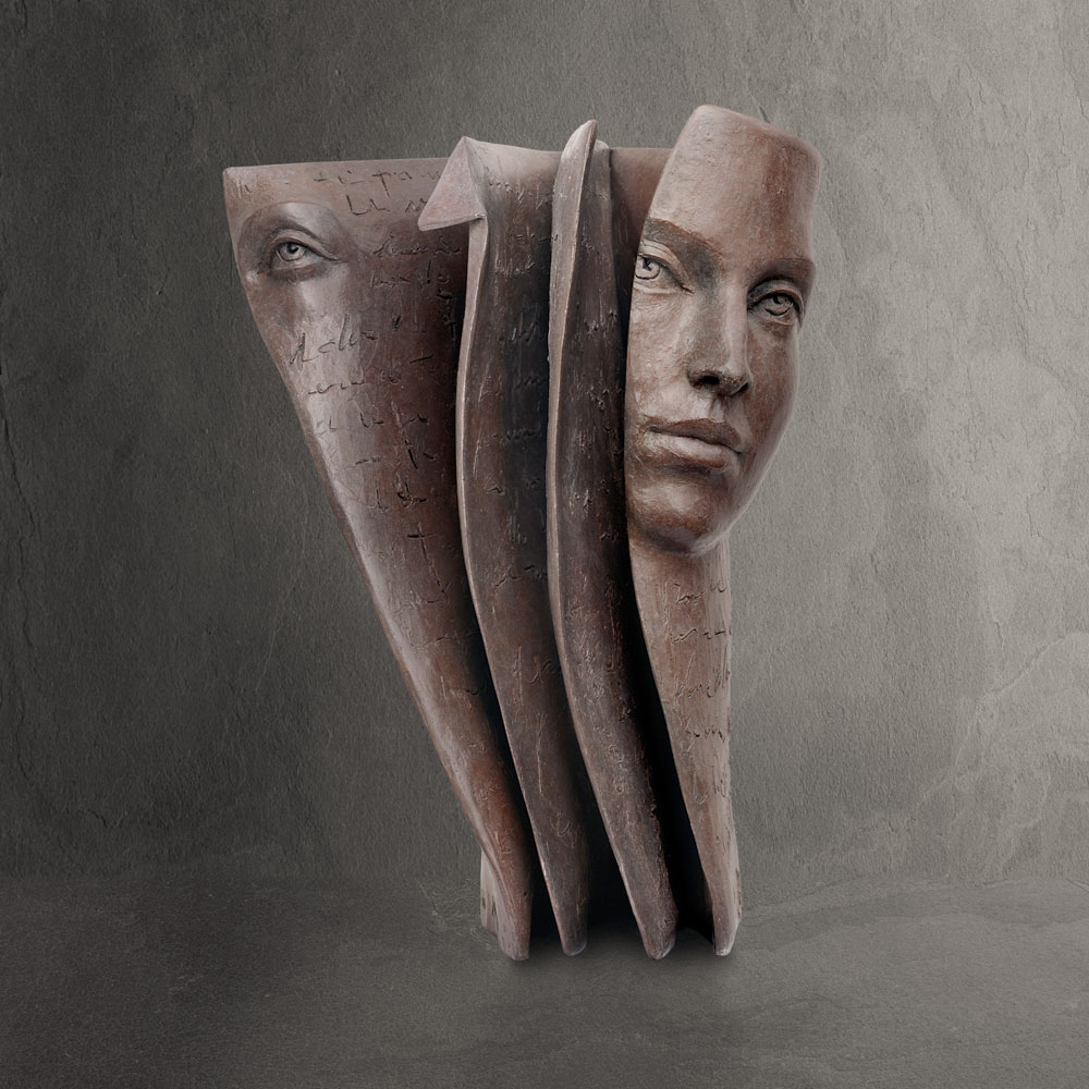 Bookmark - Paola Grizi - sculpture bronze - © Casart