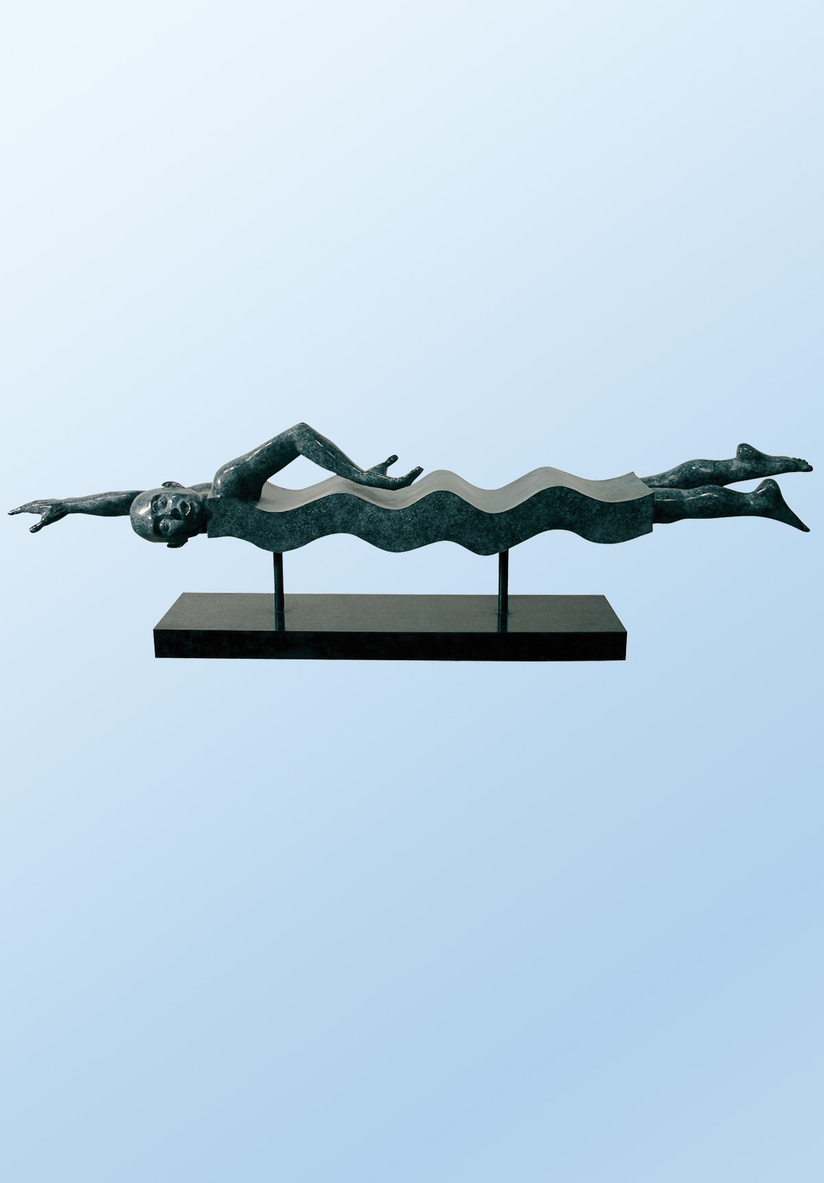 Corby - sculpture - Nageur - © Casart