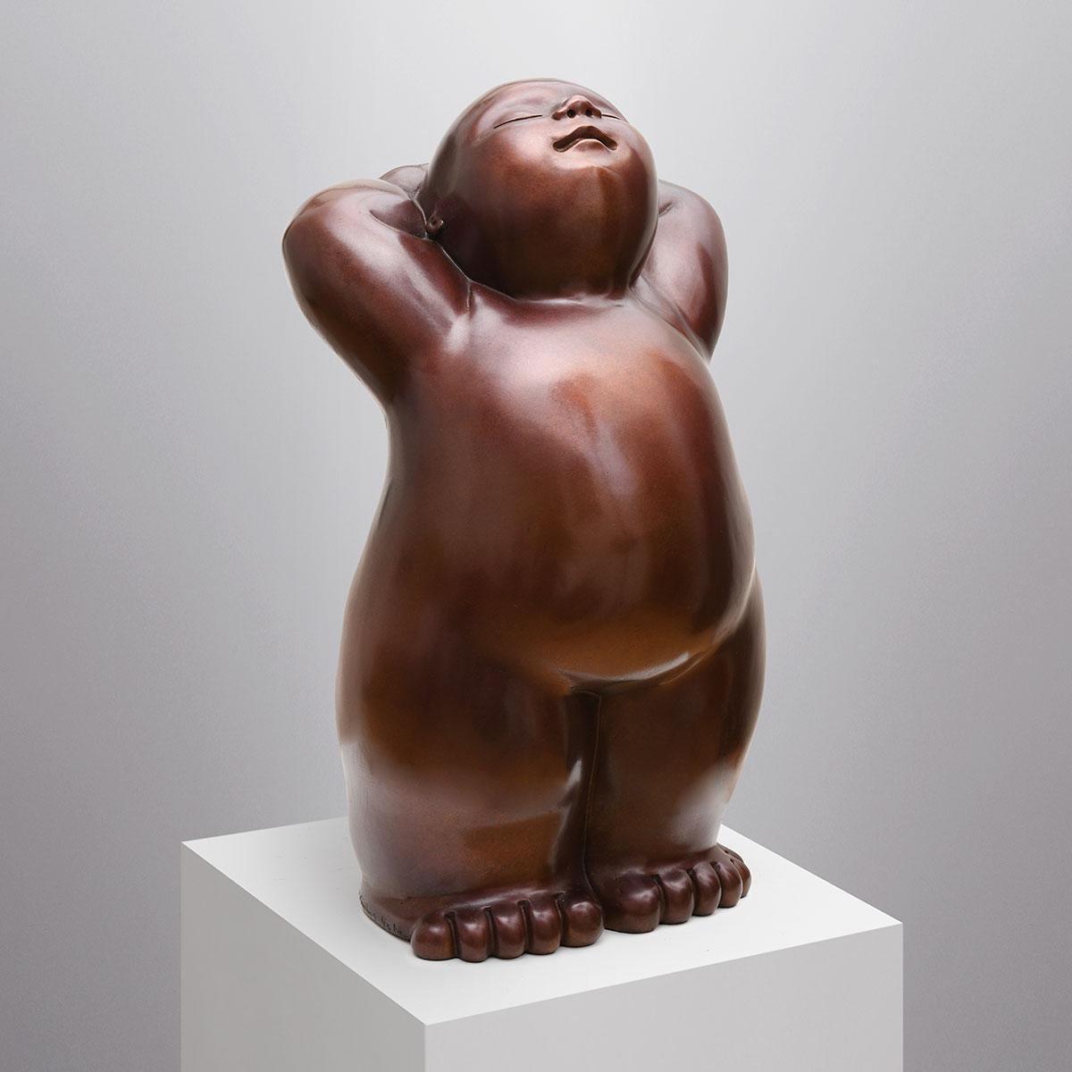 Waking up - sculpture bronze - Mariela Garibay - © Casart