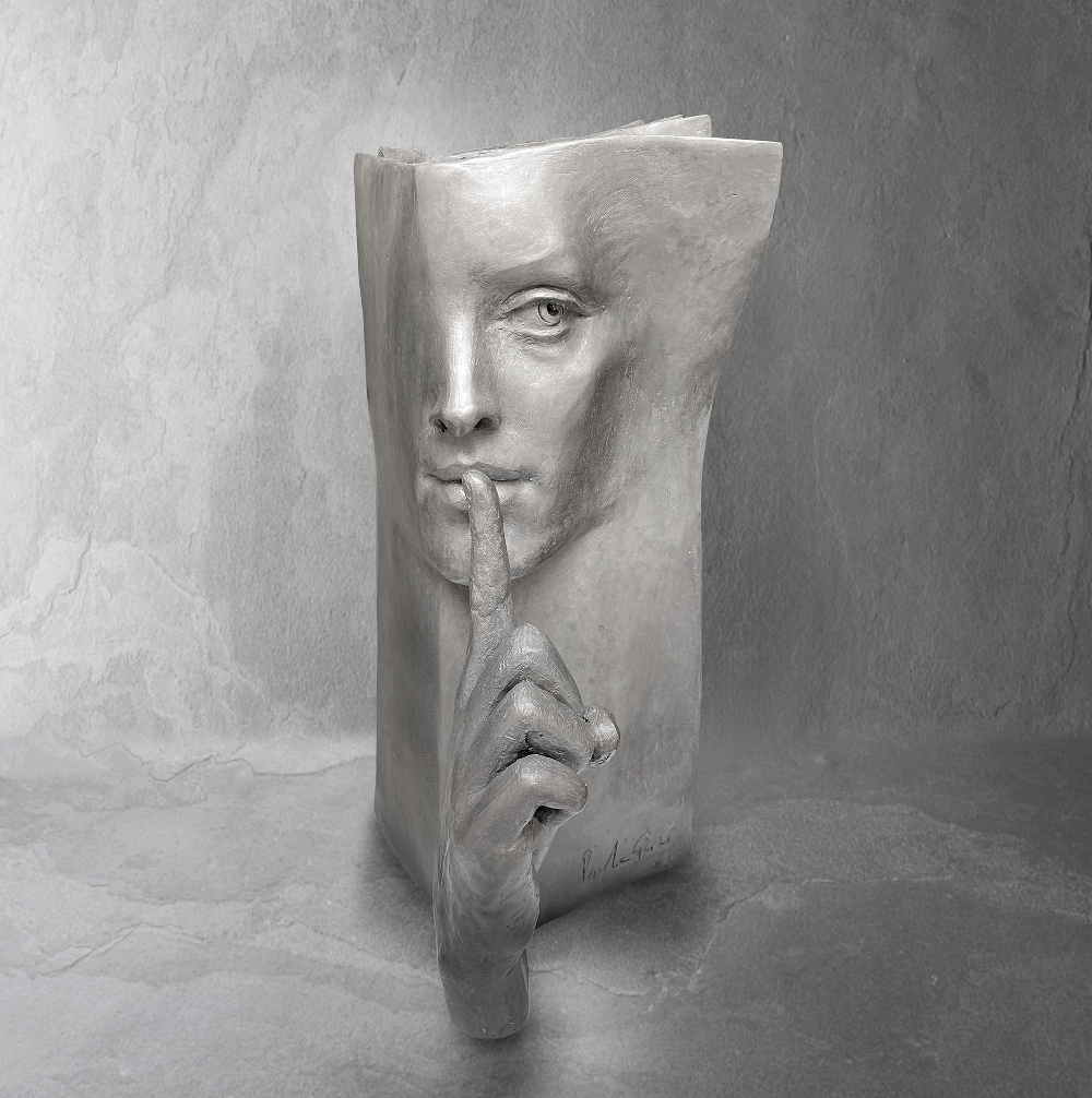 Silence - Paola Grizi - sculpture bronze - © Casart