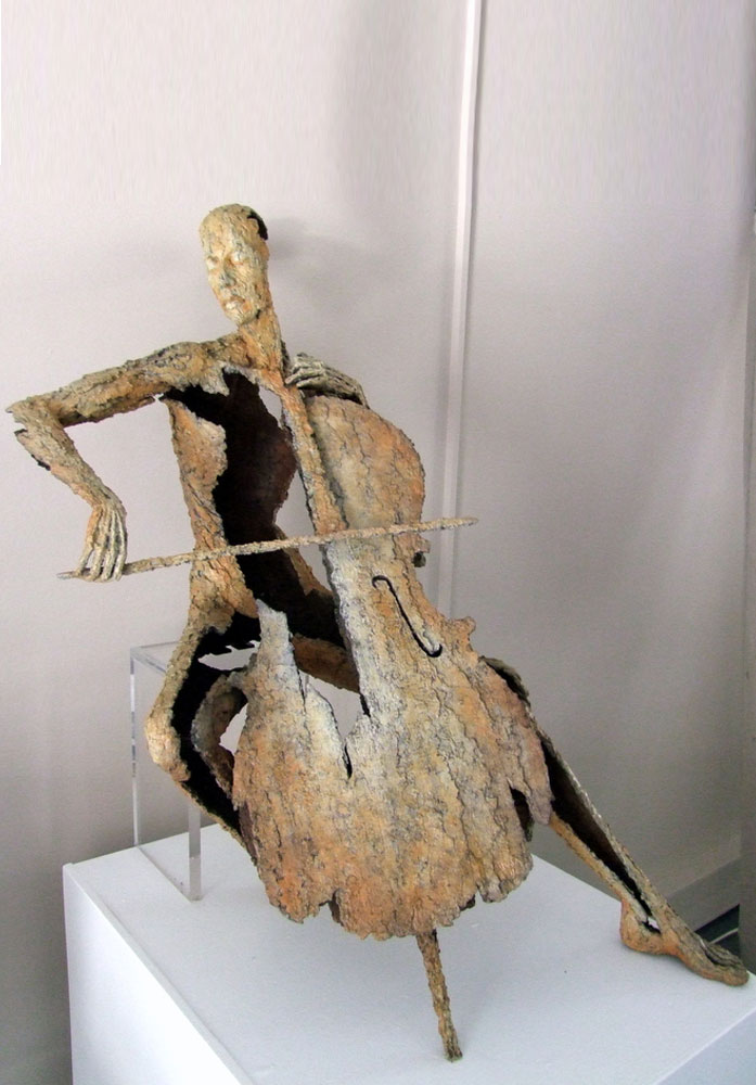 Van den Abeele - sculpture - Violoncelle - © Casart